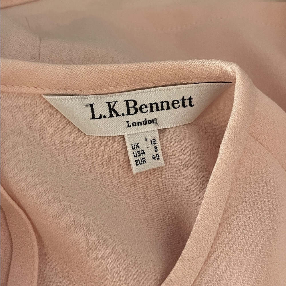 LK Bennett Blush Pink Blouse - Picture 4 of 5